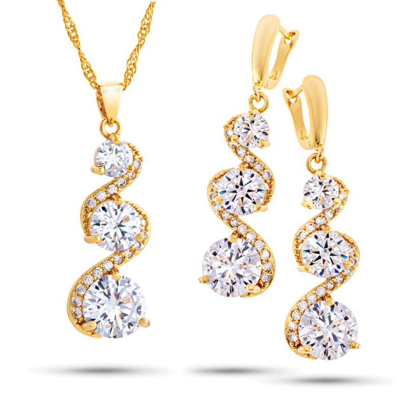 Tried and True Pendant, Chain and Earrings